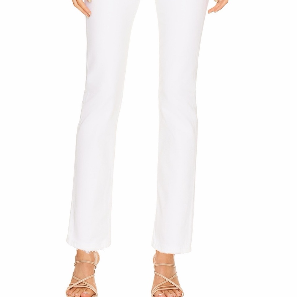 AGOLDE White Straight Leg Jeans
